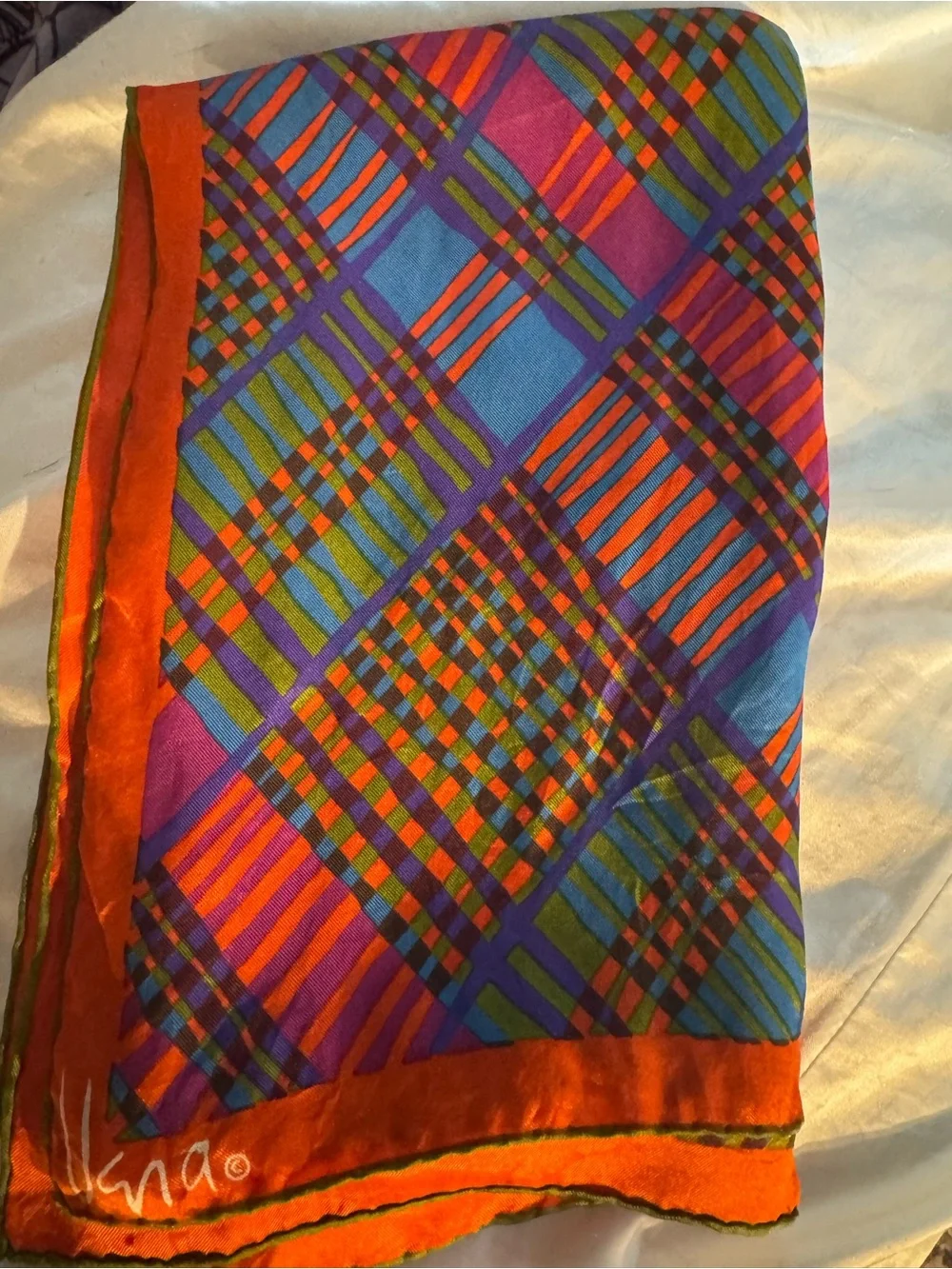 Vera Neumann bright plaid